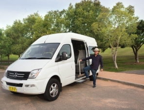 LDV Minivan with door open